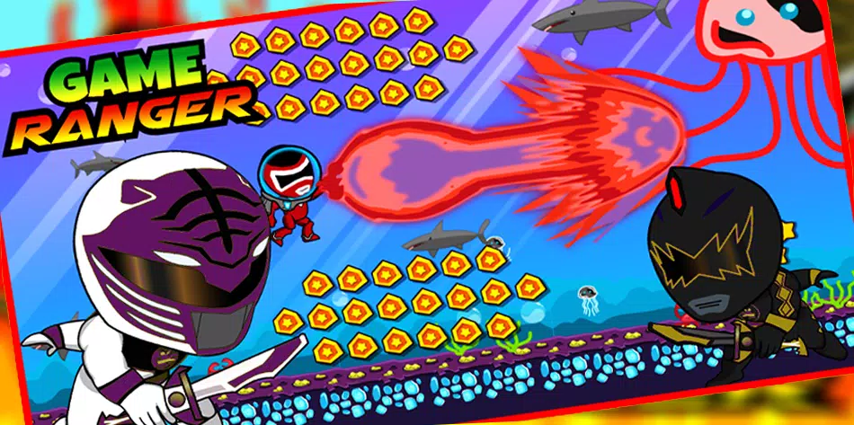 Superheroes Dino Rangers Dash Screenshot 3