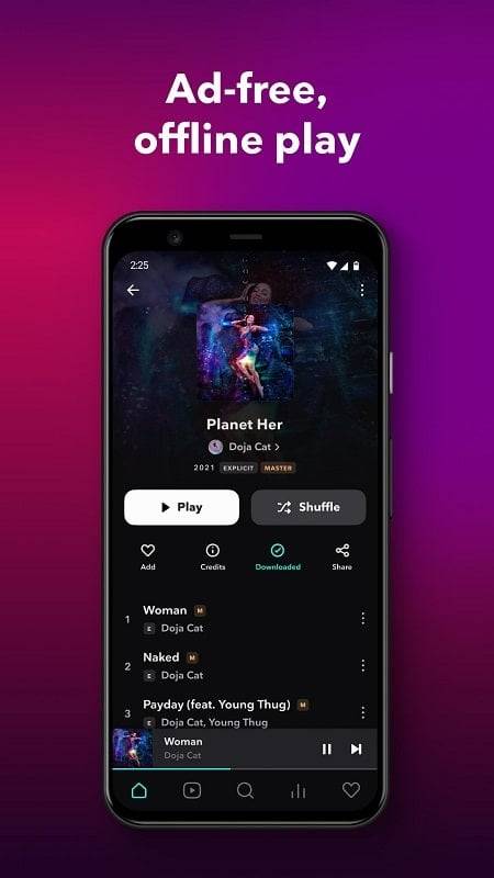 TIDAL Music ภาพหน้าจอ 2