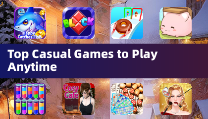 Лучшие казуальные игры для игры в любое время