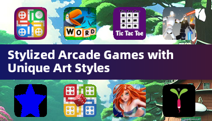 风格化的街机游戏，拥有独特的艺术风格