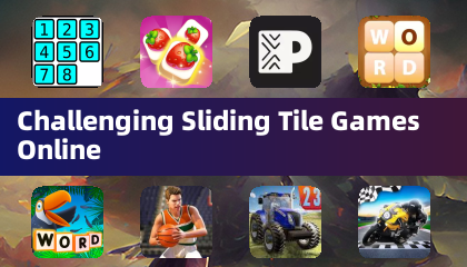 Challenging Sliding Tile Games Online
